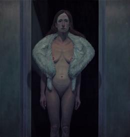 Aris Kalaizis | Frida | Öl auf Holz | 125 x 120 cm | 2012