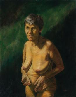 Aris Kalaizis | Mother | Öl auf Leinwand | 101 x 79 cm | 1994